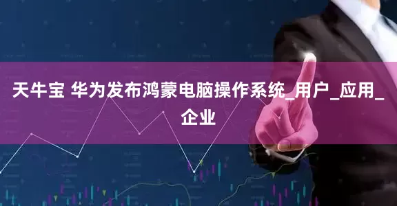 天牛宝 华为发布鸿蒙电脑操作系统_用户_应用_企业