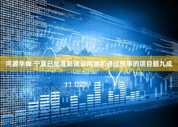 河源华锋 宁夏已批准新建设用地和通过预审的项目超九成